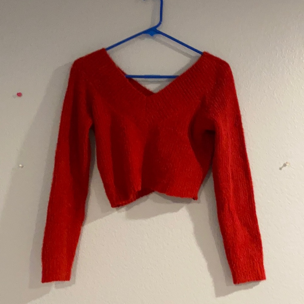 Red sweater